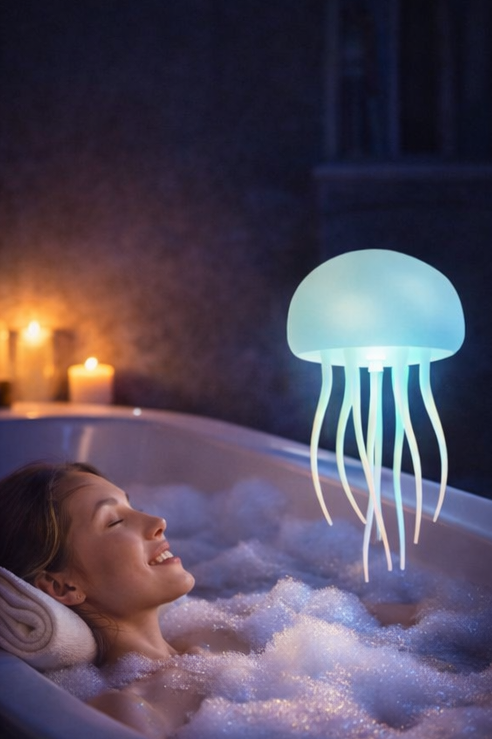 Floating Jellyfish Night Light