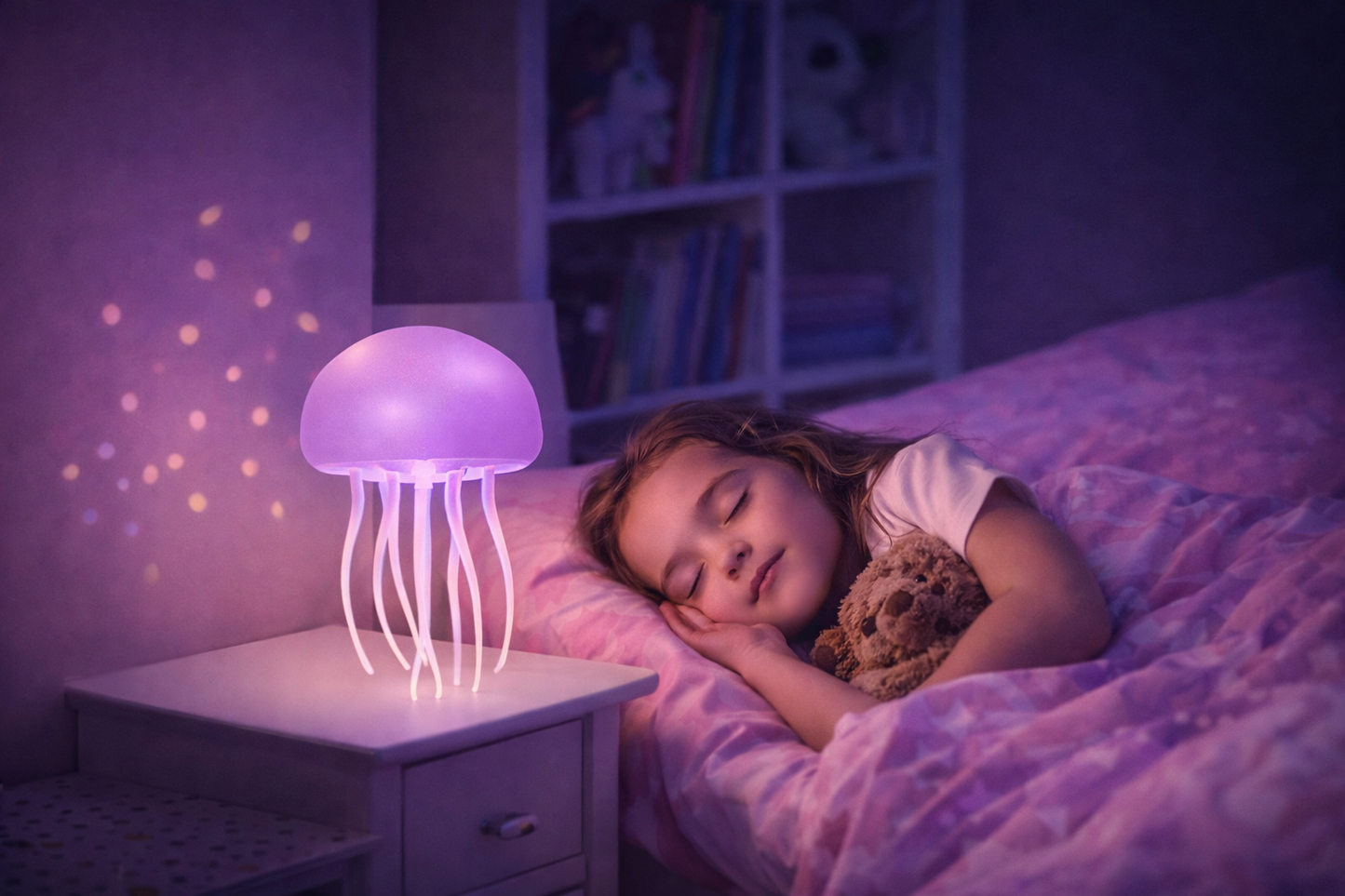 Floating Jellyfish Night Light